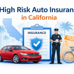 High risk auto insurance in California for bad drivers