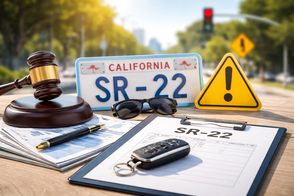 SR22 requirement to file in CA