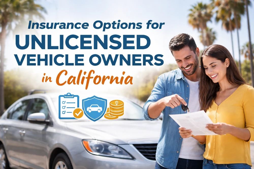 Unlicensed vehicle owners in California and their options for insurance.